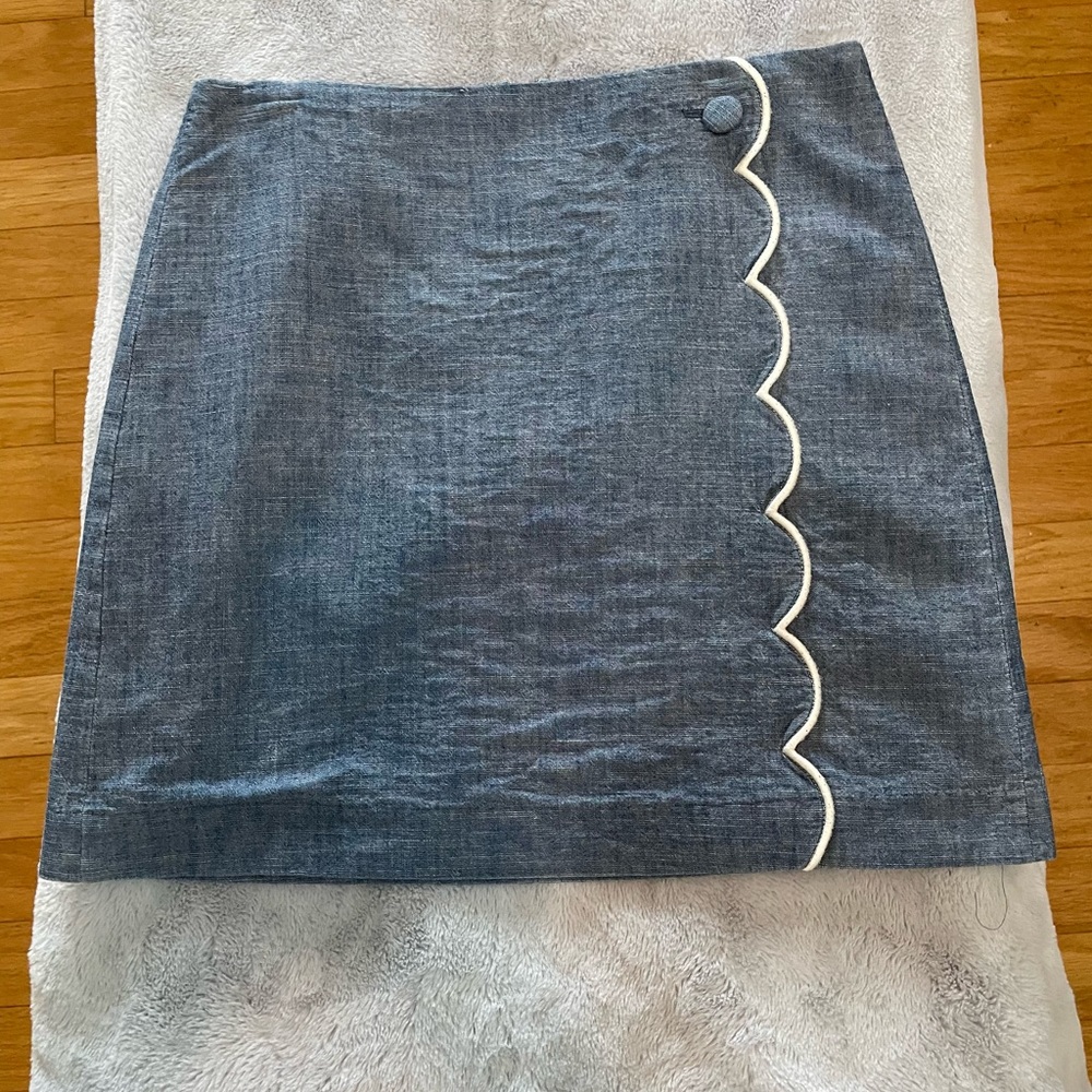 J. Crew Scalloped Skirt - Picture 2 of 9